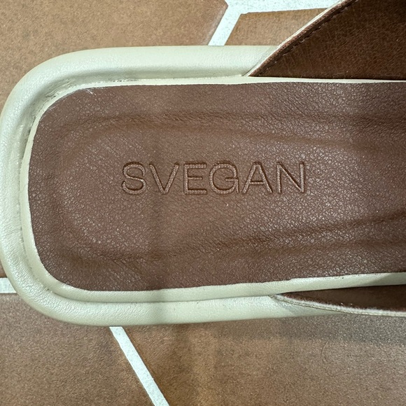 ALOHAS Cream Mules - Picture 5 of 6